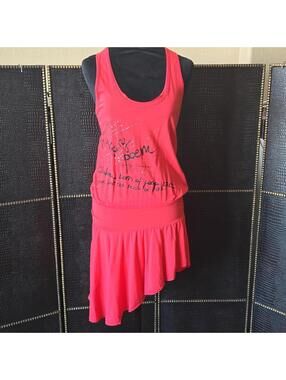Vibrant Pink Sleeveless Dress